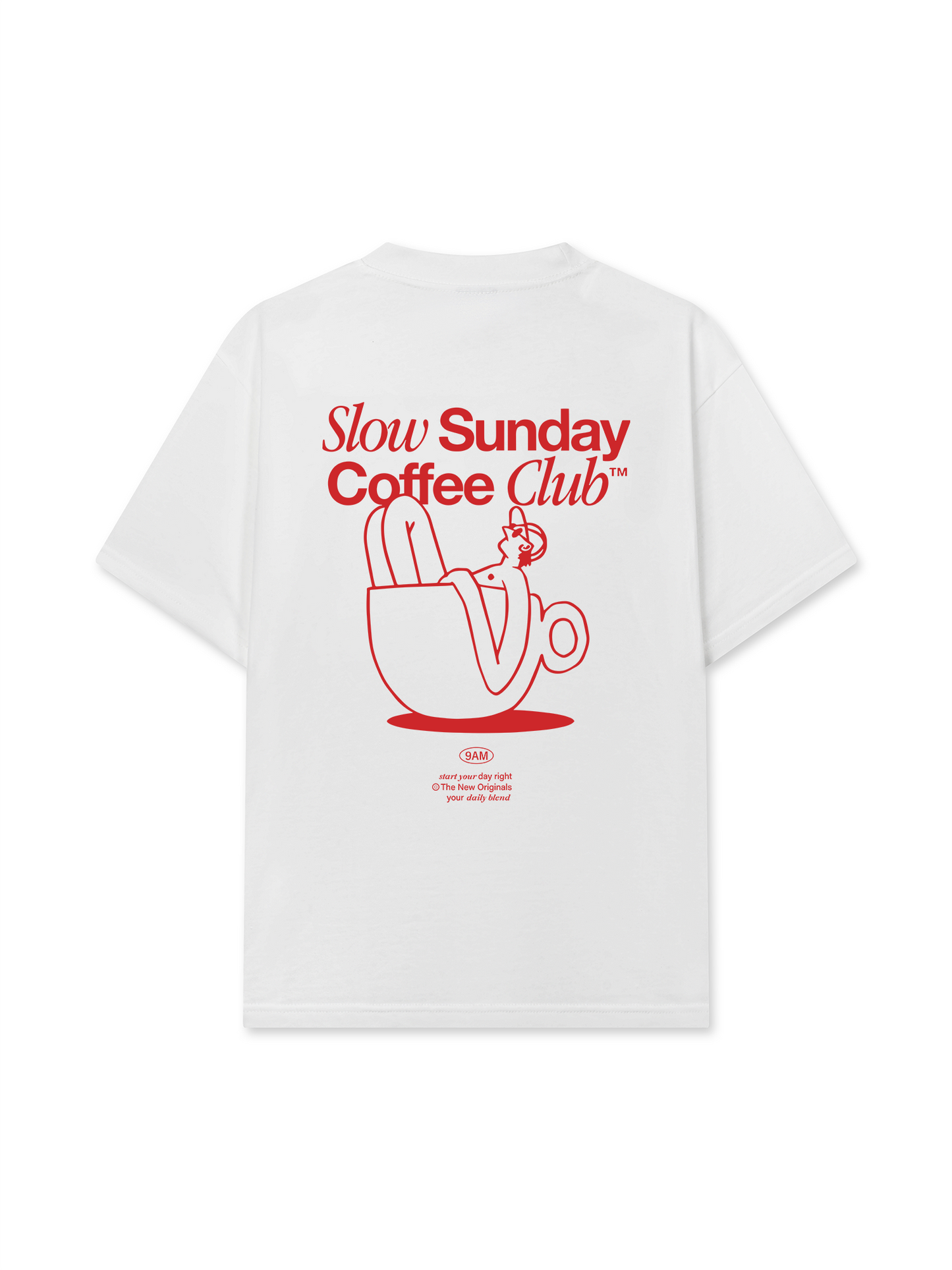 Áo Thun Relaxed Fit Slow Sunday Coffee Club