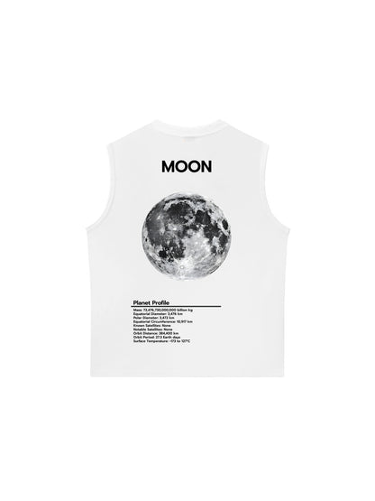 Áo Ba Lỗ Relaxed Fit The Planet Profile Moon