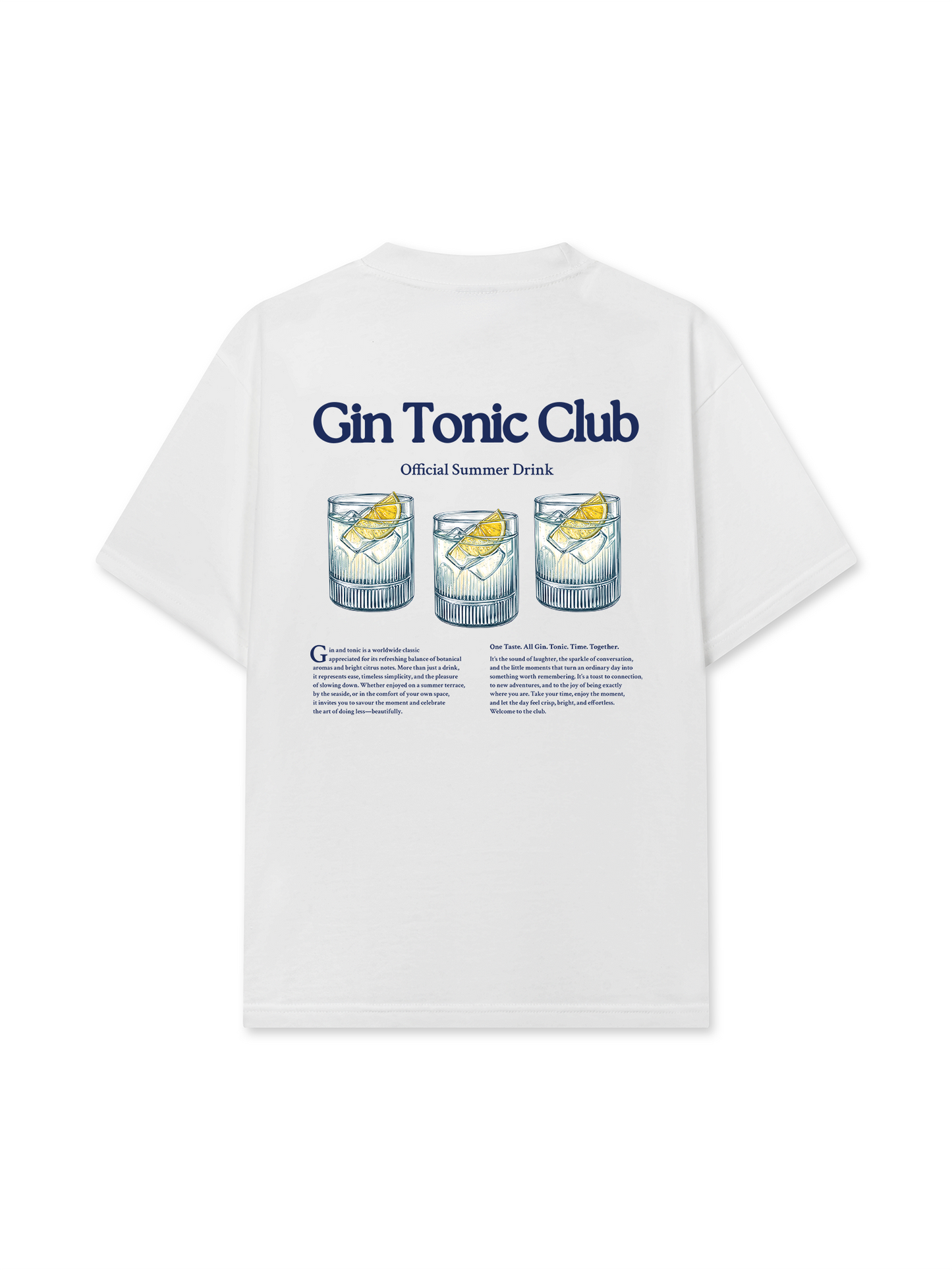 Áo Thun Relaxed Fit Gin Tonic Club
