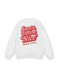 Santa Define Nice Sweater