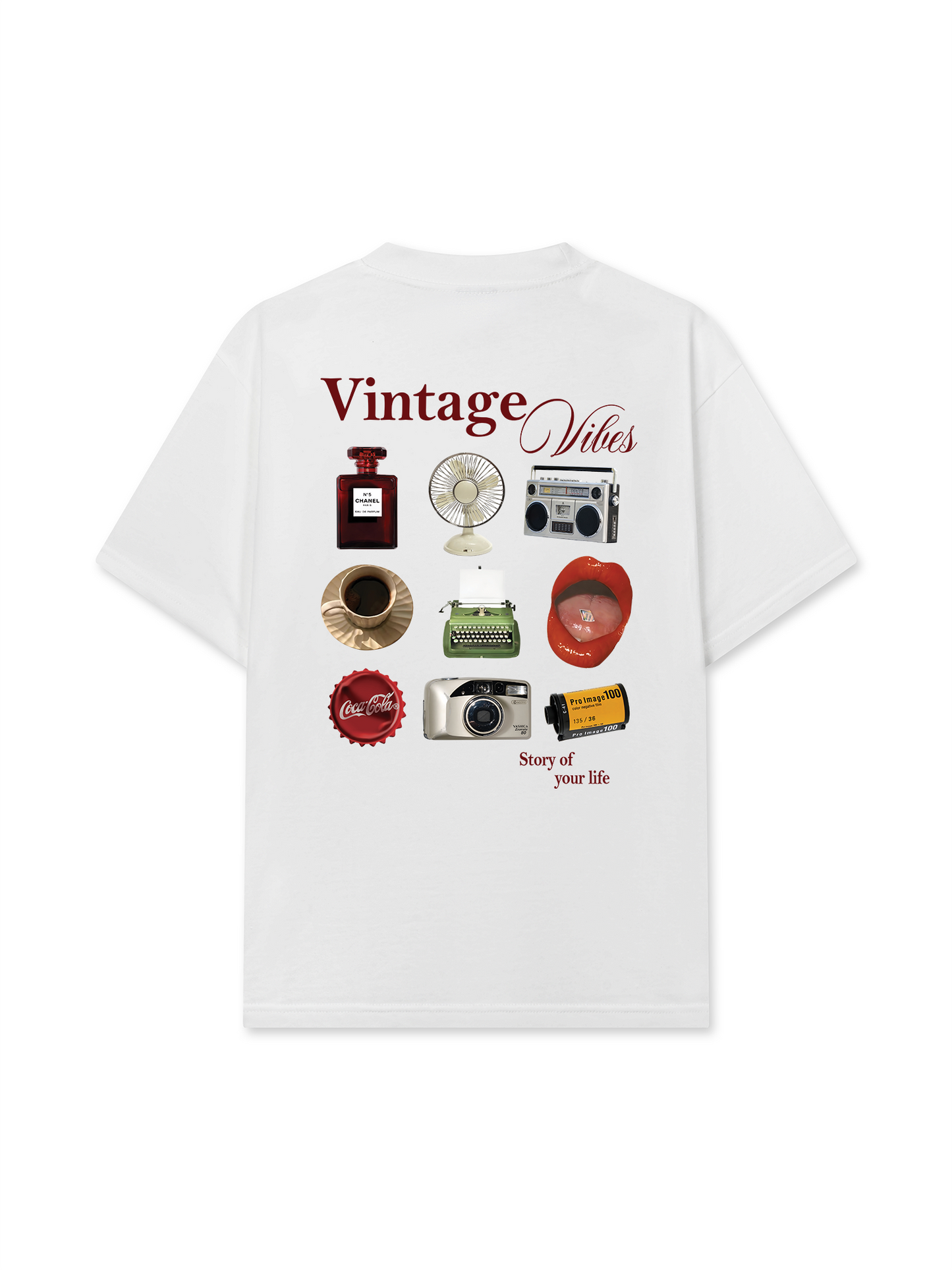 Áo Thun Relaxed Fit Vintage Vibes - Story Of Your Life