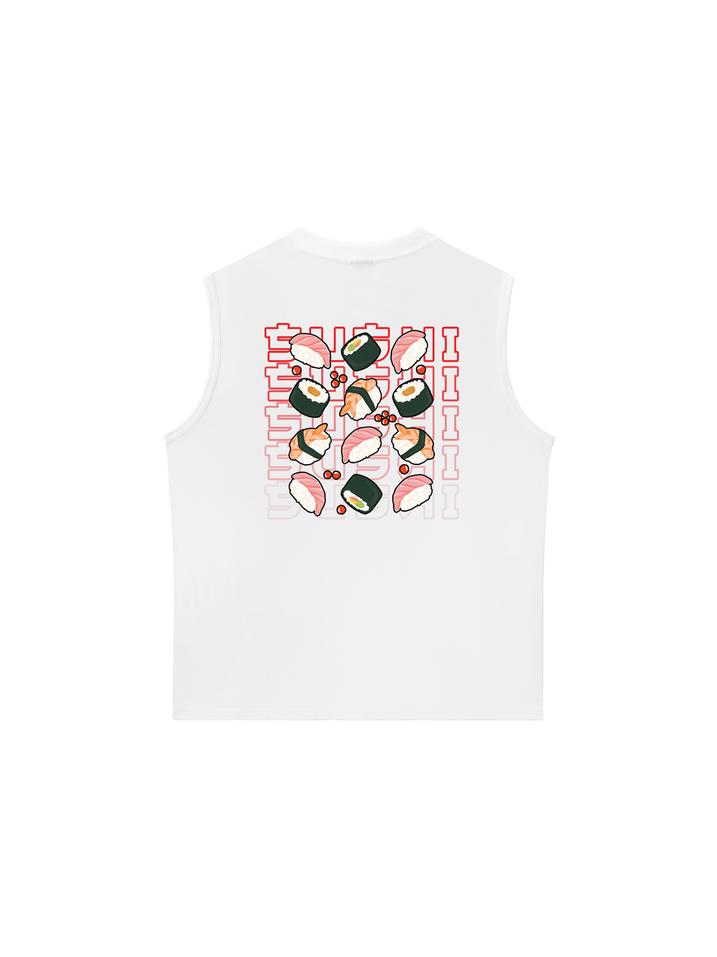 Áo Ba Lỗ Relaxed Fit Japan Spirit Sushi