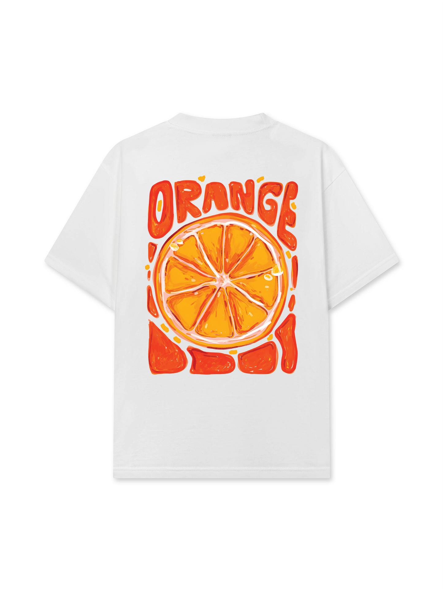 Áo Thun Relaxed Fit Summer Vibes Orange