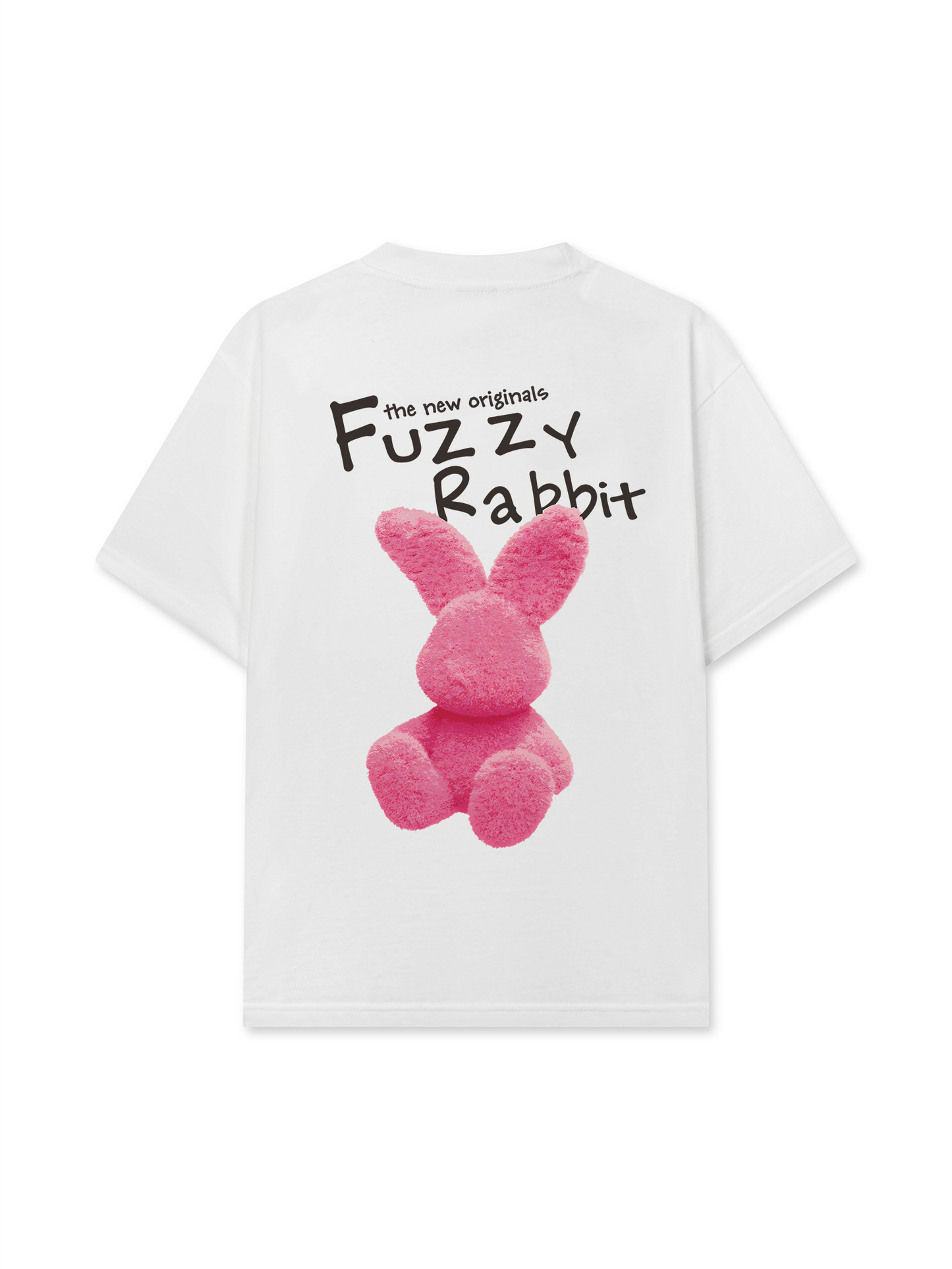 Áo Thun Relaxed Fit  Doodle Fuzzy Rabbit
