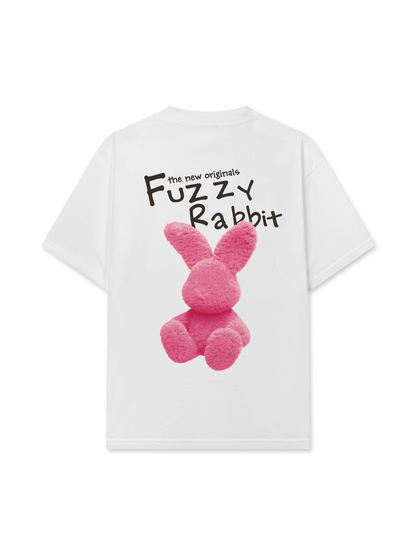 Áo Thun Relaxed Fit  Doodle Fuzzy Rabbit
