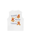Áo Ba Lỗ Relaxed Fit Teddy Land Teddy Red Bow