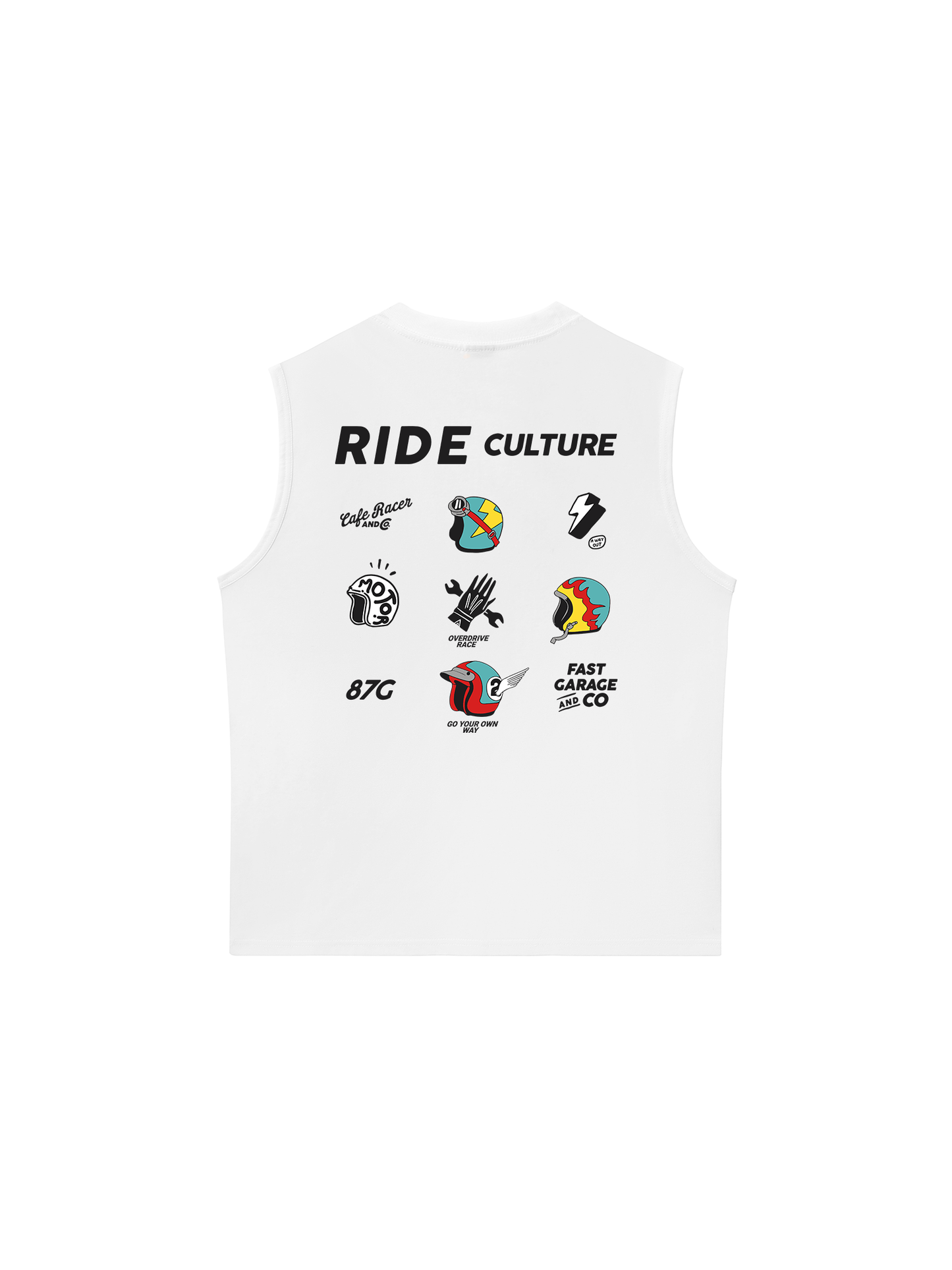 Áo Ba Lỗ Relaxed Fit Ride Culture