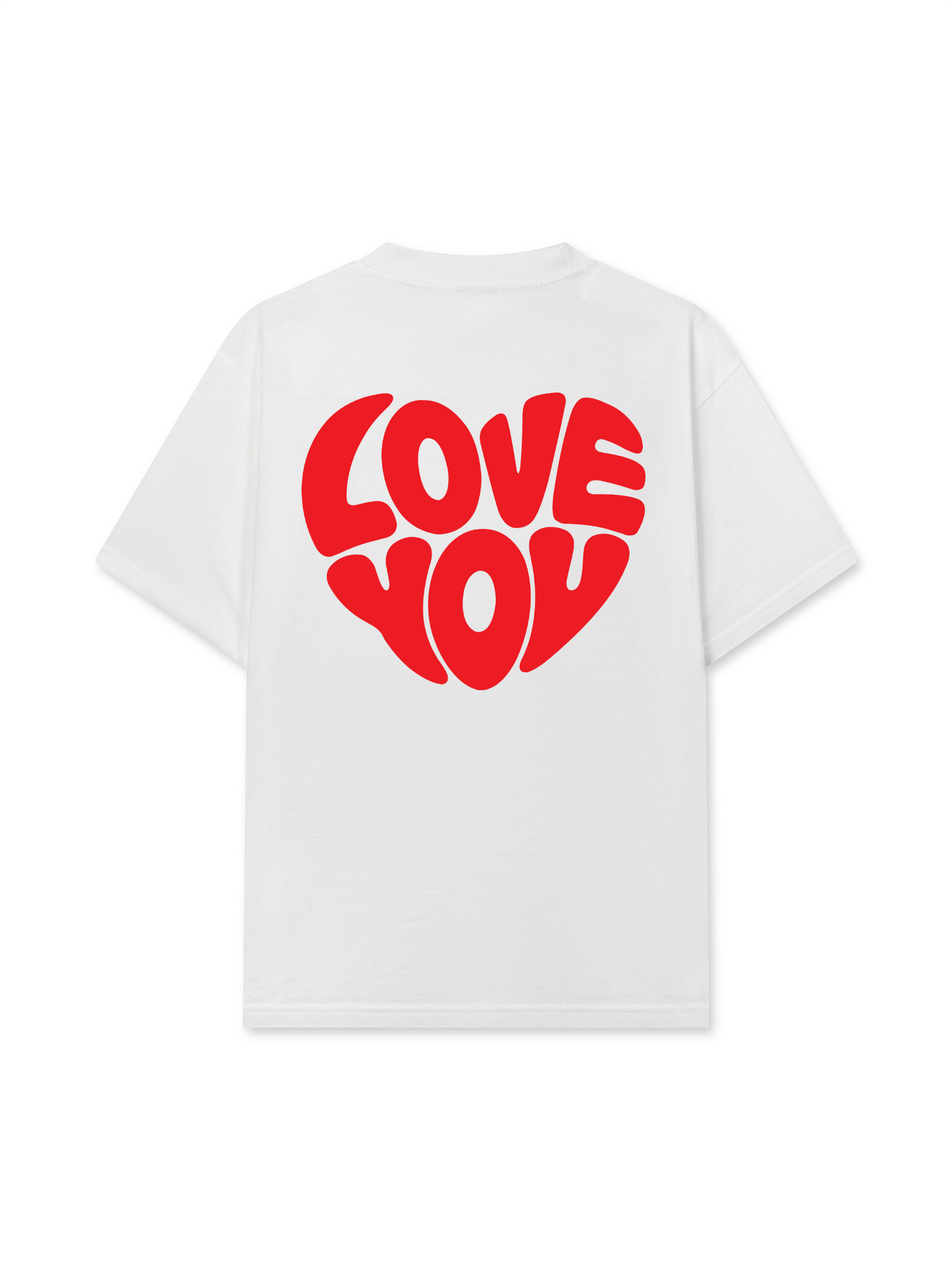 Áo Thun Relaxed Fit Love You Typography