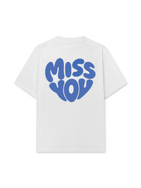 Áo Thun Relaxed Fit Miss You Typography