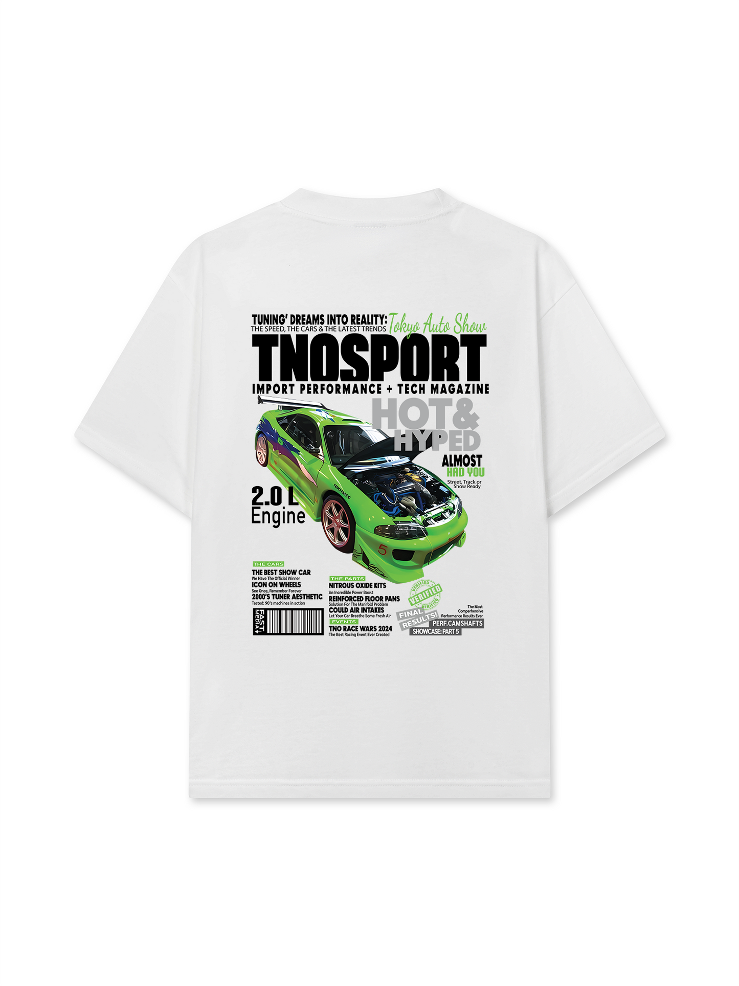 Áo Thun Relaxed Fit CAR Orginals Sport Green
