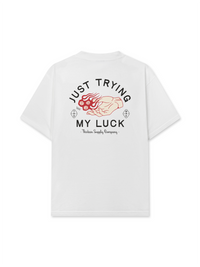 Áo Thun Relaxed Fit Just Trying My Luck