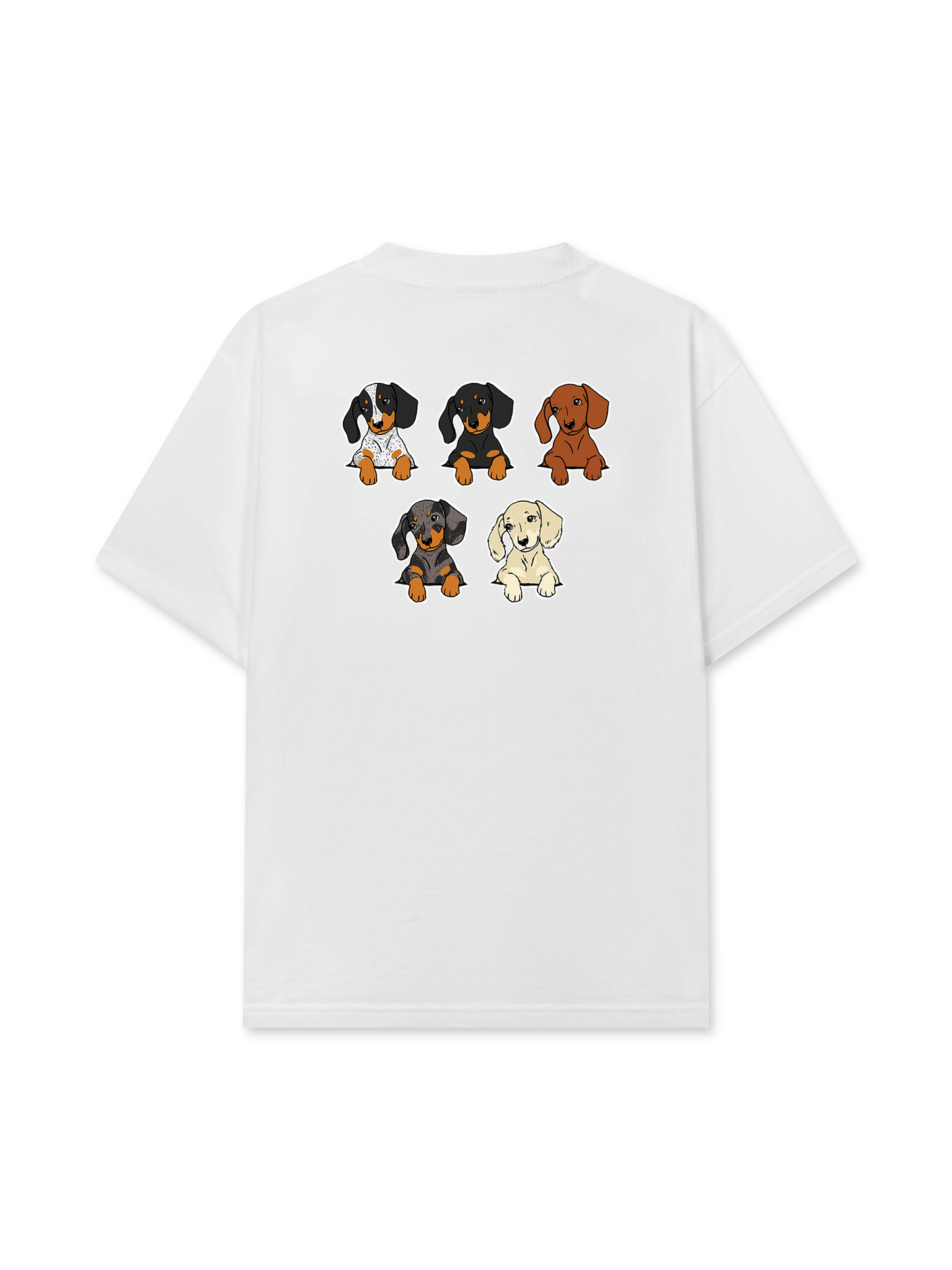 Áo Thun Relaxed Fit  Retro Leopard Dashund