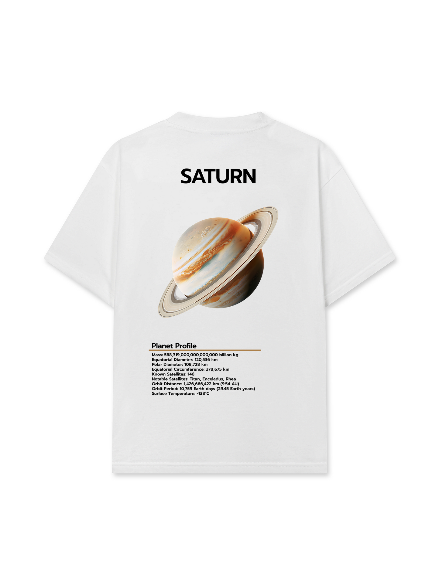 Áo Thun Relaxed Fit The Planet Profile Saturn