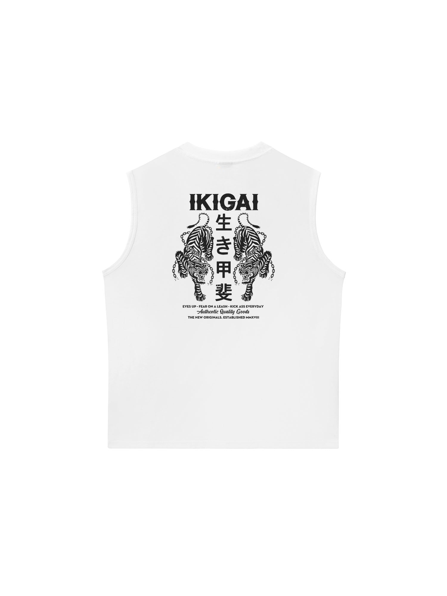 Áo Ba Lỗ Relaxed Fit Ikigai Eyes Up