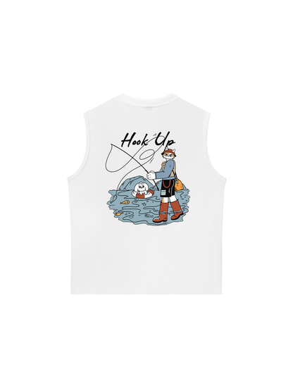 Áo Ba Lỗ Relaxed Fit Hook Up