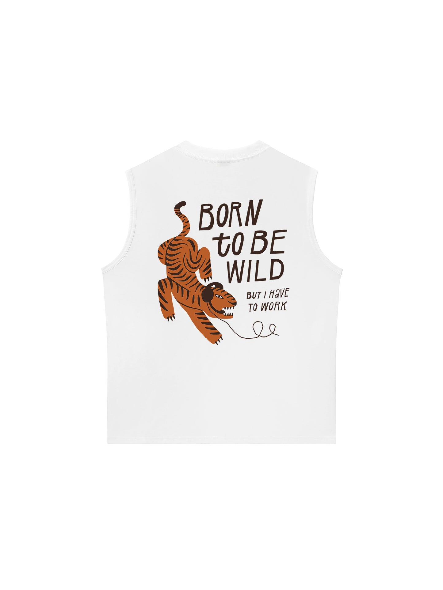 Áo Ba Lỗ Relaxed Fit Born to be Wild