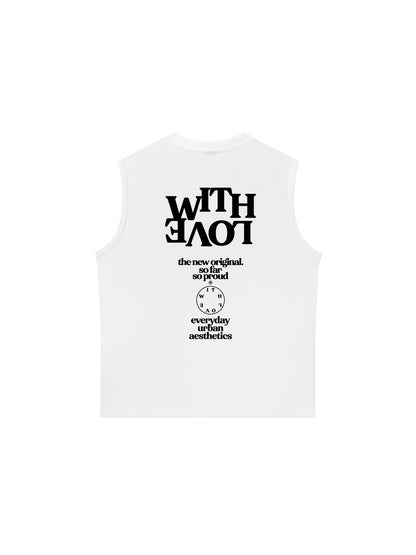 Áo Ba Lỗ Relaxed Fit Life Vibe With Love
