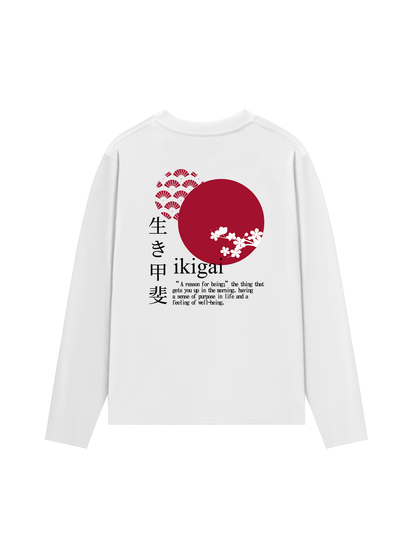 Áo Thun Dài Tay Ikigai A Reason For Being
