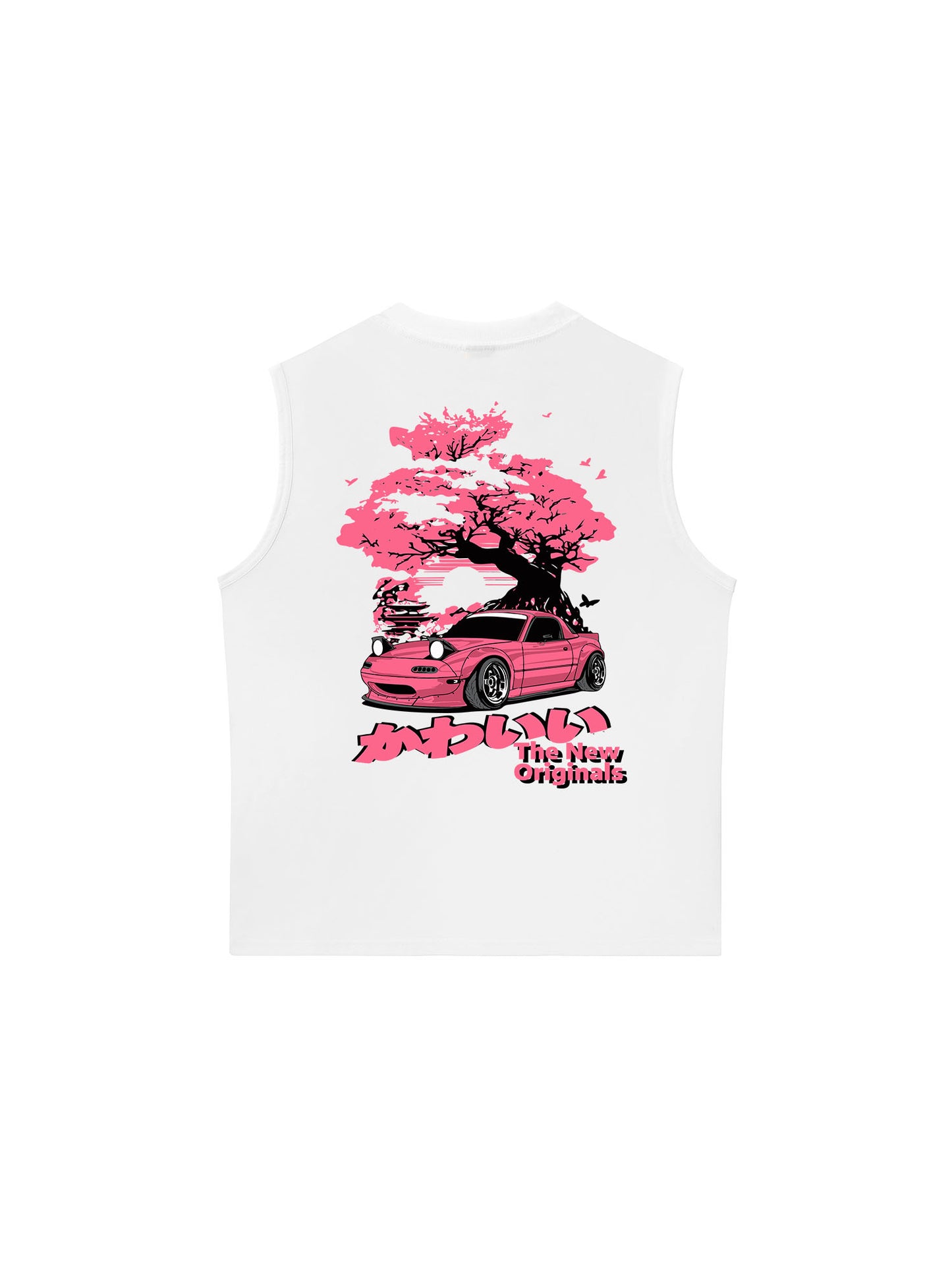 Áo Ba Lỗ Relaxed Fit CAR Cherry Tree