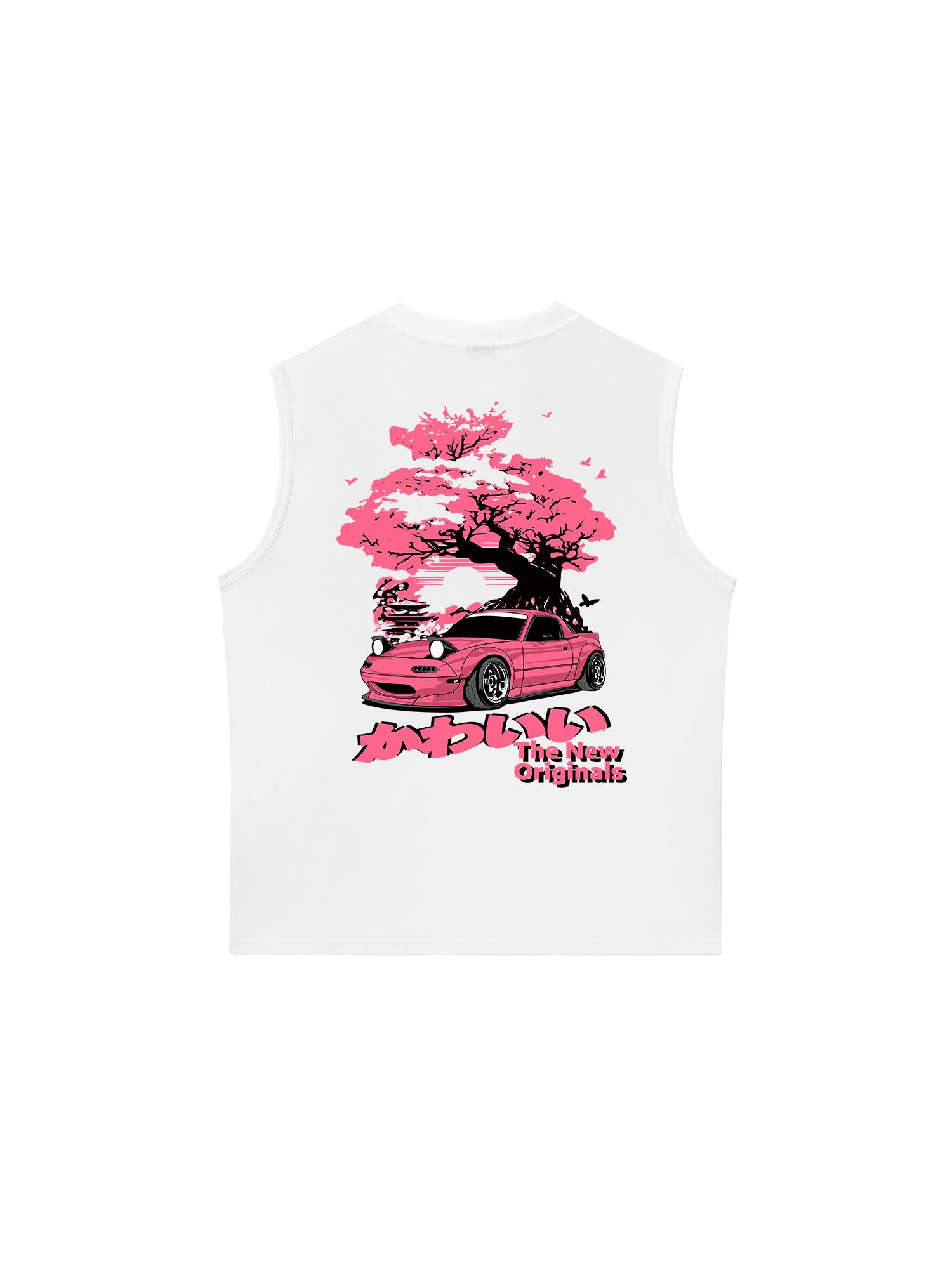 Áo Ba Lỗ Relaxed Fit CAR Cherry Tree