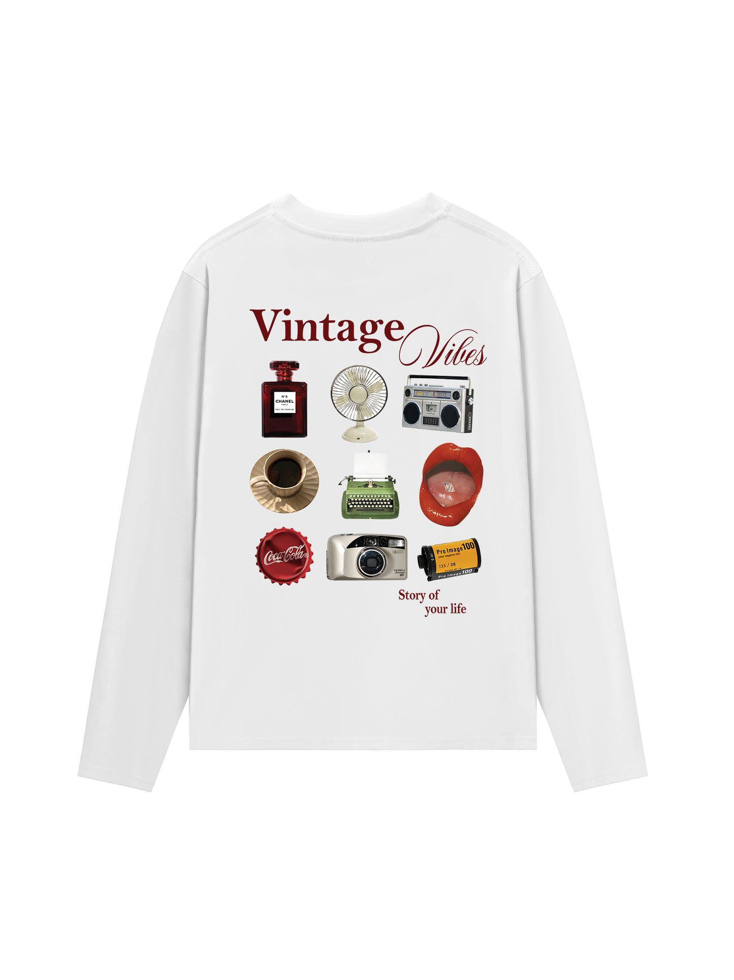 Áo Thun Dài Tay Vintage Vibes - Story Of Your Life