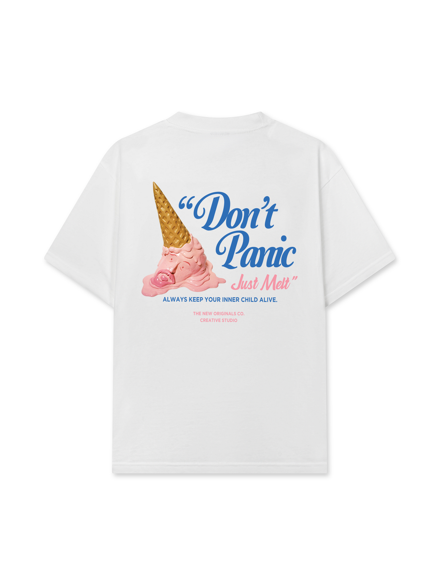 Áo Thun Relaxed Fit Don't Panic Just Melt
