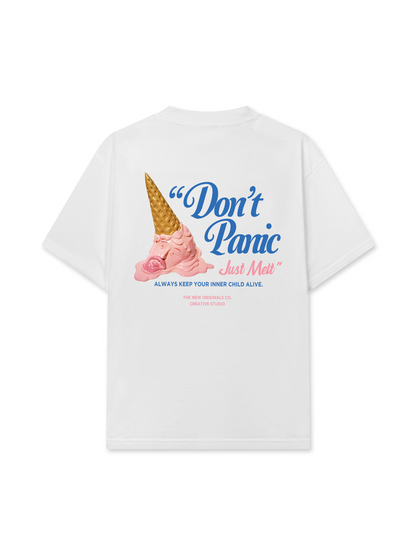 Áo Thun Relaxed Fit Don't Panic Just Melt