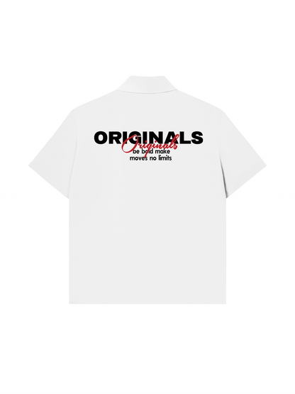 Áo Sơ Mi Kaki Boxy Ngắn Tay The New Orginals Quality