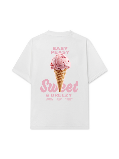 Áo Thun Relaxed Fit Easy Peasy Sweet & Breezy