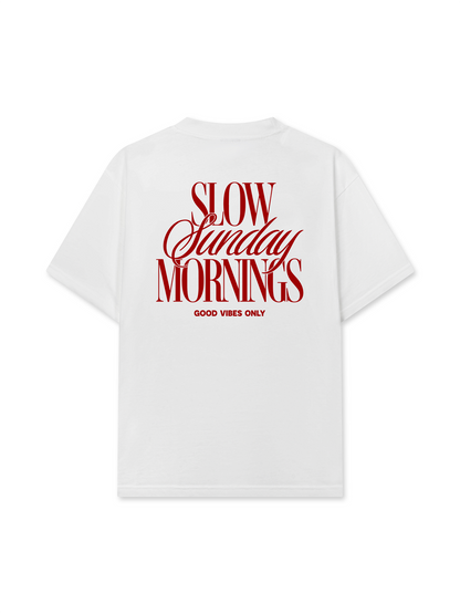 Áo Thun Relaxed Fit Slow Sunday Mornings