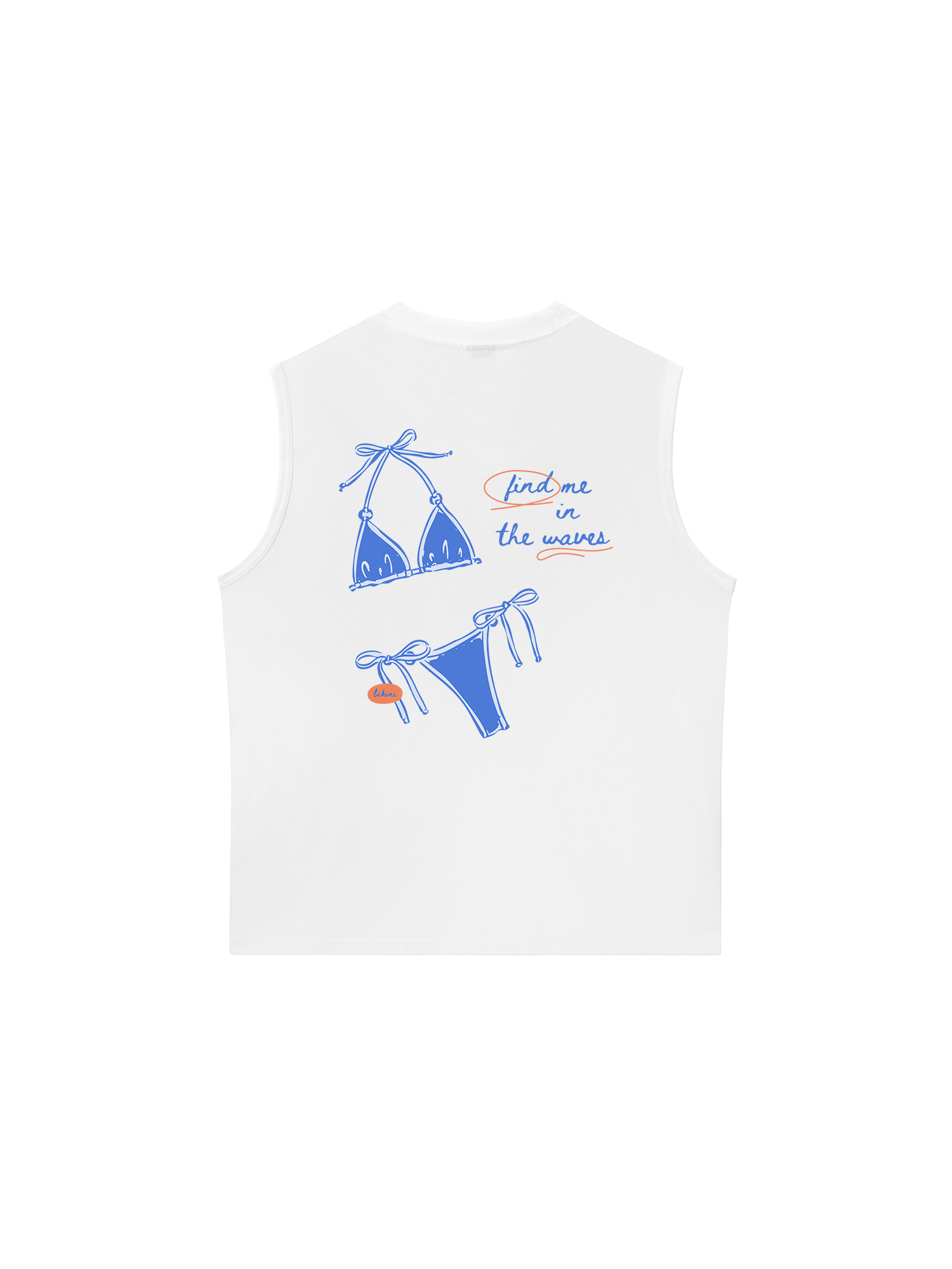 Áo Ba Lỗ Relaxed Fit Find Me In The Waves