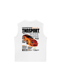 Áo Ba Lỗ Relaxed Fit CAR Orginals Sport Orange