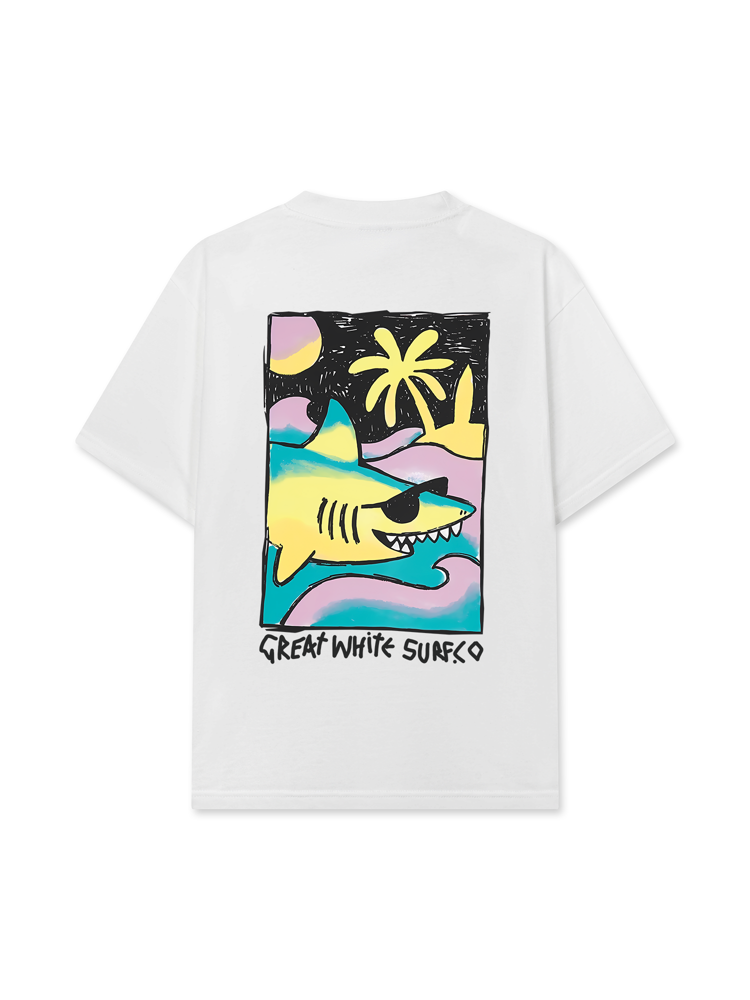 Áo Thun Relaxed Fit Ocean Ocean Cute Shark