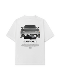 Áo Thun Relaxed Fit CAR AUDI Black & White
