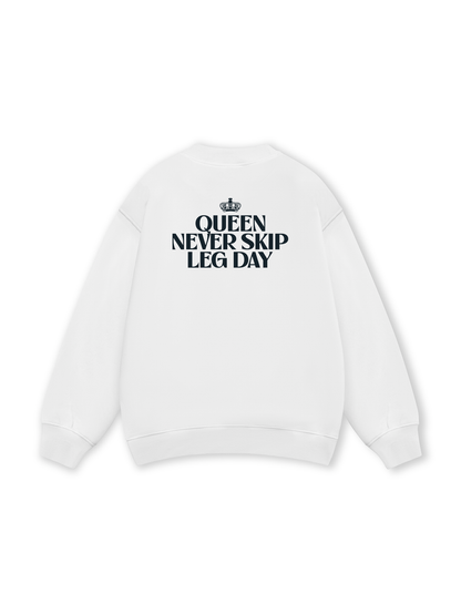 Queen Never Skip Leg Day Sweater