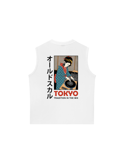 Áo Ba Lỗ Relaxed Fit Japan Spirit Tokyo Trandition In The Mix