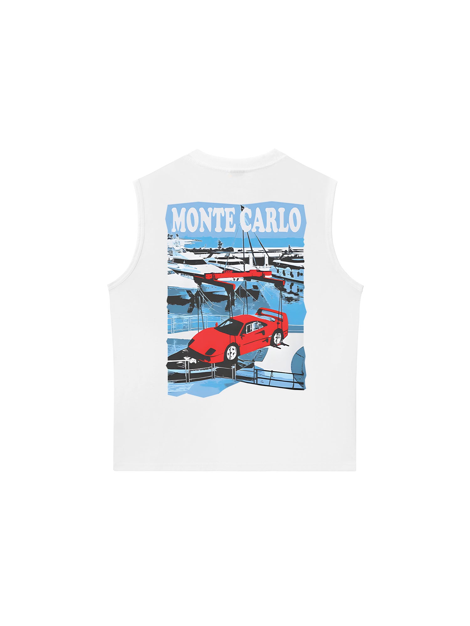 Áo Ba Lỗ Relaxed Fit CAR Monte-Carlo