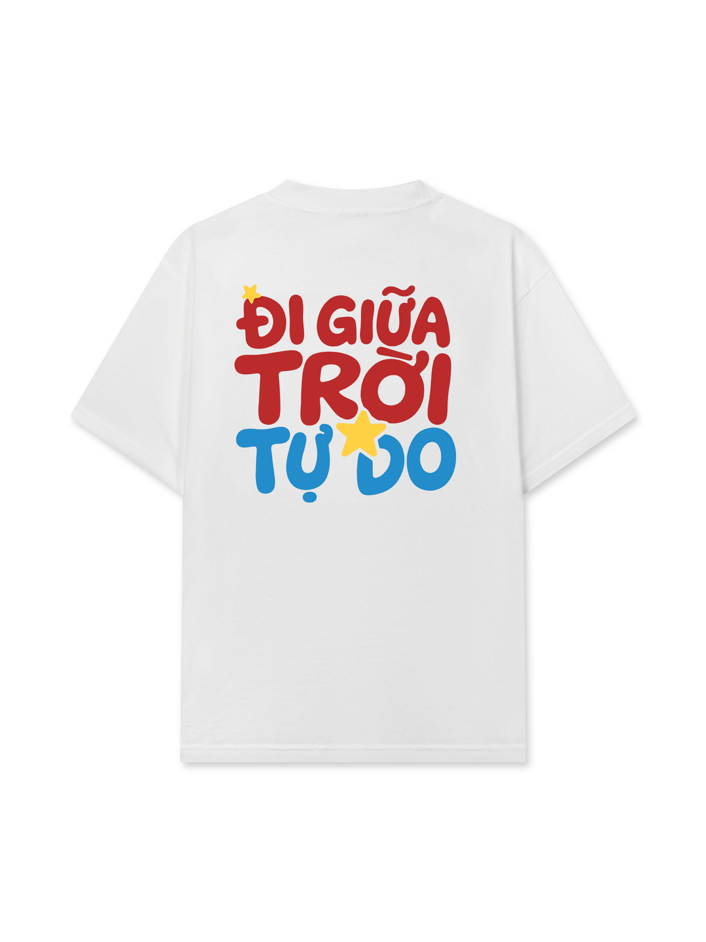 Áo Thun Relaxed Fit Đi Giữa Trời Tự Do
