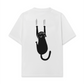 Áo Thun Relaxed Fit Animal Mood There's A Cat On Your Back