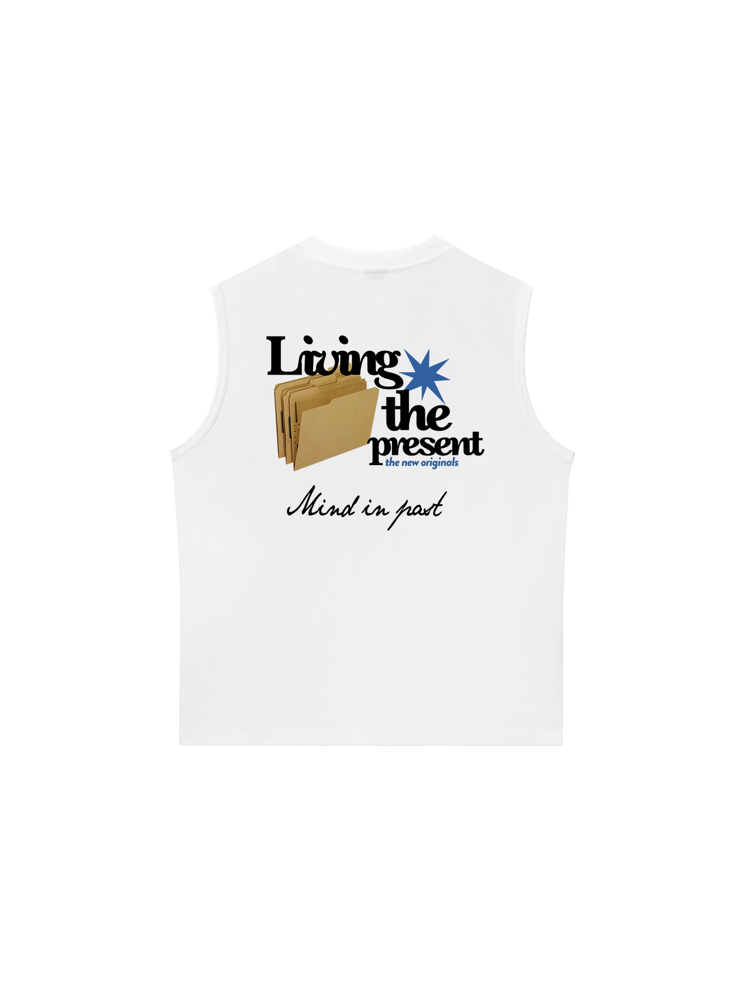 Áo Ba Lỗ Relaxed Fit Living The Present