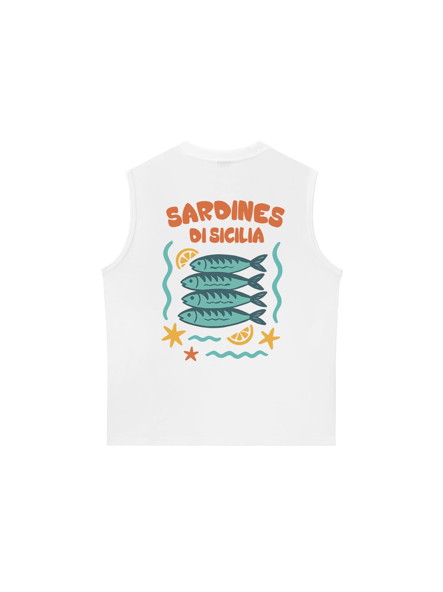 Áo Ba Lỗ Relaxed Fit Ocean Sardines