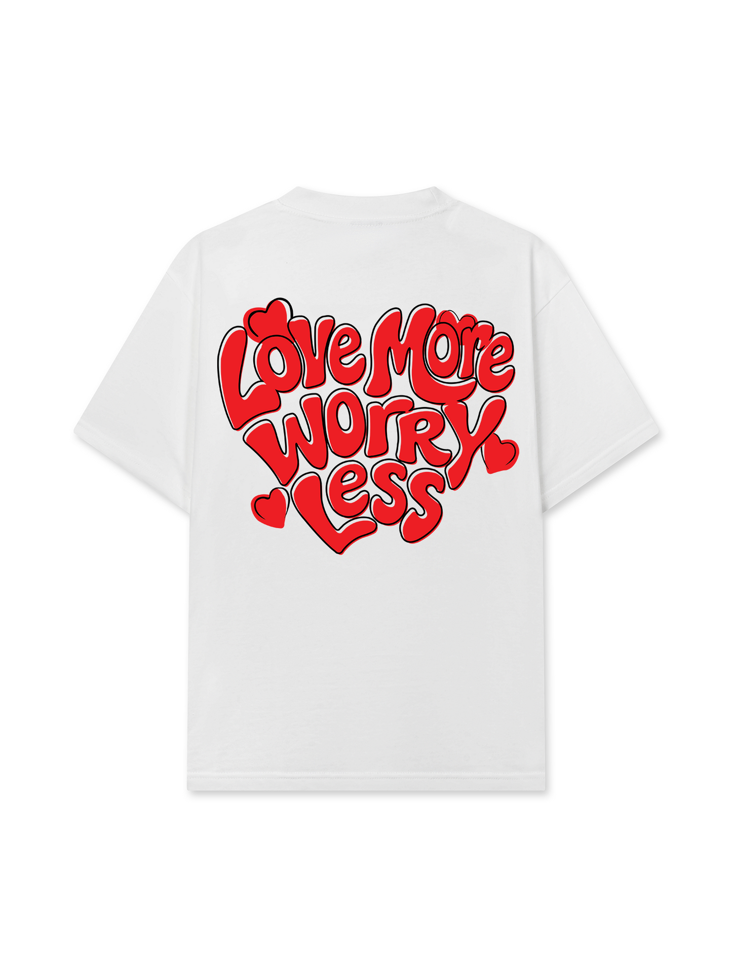 Áo Thun Relaxed Fit Love More Worry Less