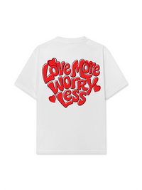 Áo Thun Relaxed Fit Love More Worry Less