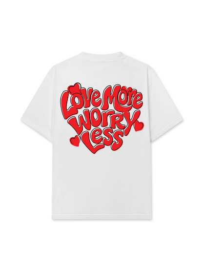 Áo Thun Relaxed Fit Love More Worry Less