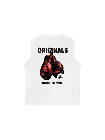 Áo Ba Lỗ Relaxed Fit Fitness Boxing Born To Win