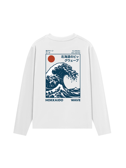 Áo Thun Dài Tay Hokkaido Wave