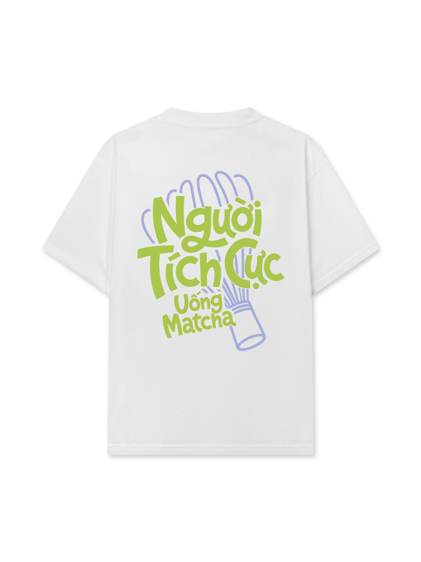 Áo Thun Relaxed Fit Người Tích Cực Uống Matcha