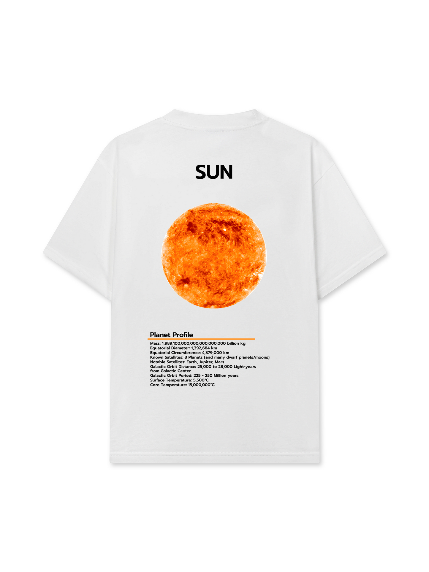 Áo Thun Relaxed Fit The Planet Profile Sun