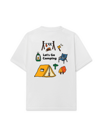 Áo Thun Relaxed Fit Let's Go Camping