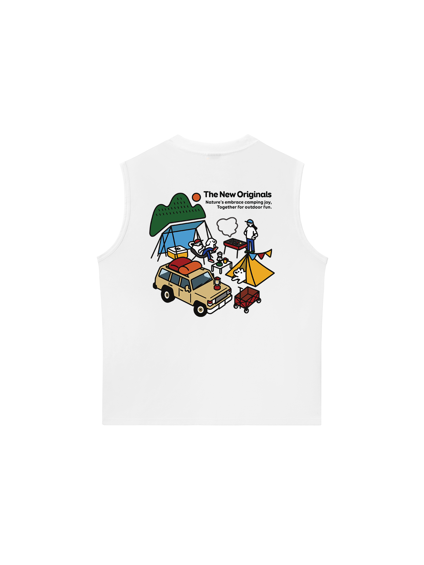 Áo Ba Lỗ Relaxed Fit Together For Outdoor Fun